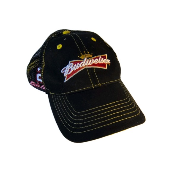 Chase Authentics Other - Chase Authentics Kevin Harvick #29 RCR Budweiser NASCAR Cap Black Yellow